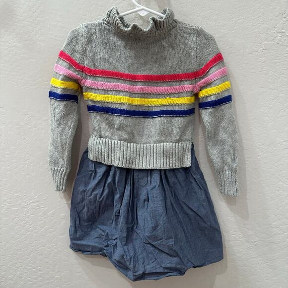 Crewcuts Rainbow Stripe Sweater Dress - Picture 6 of 7